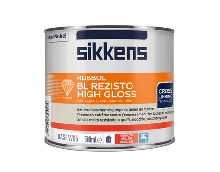 Sikkens Lak Rubbol BL Rezisto High Gloss Mengbasis W05 500ml-760048