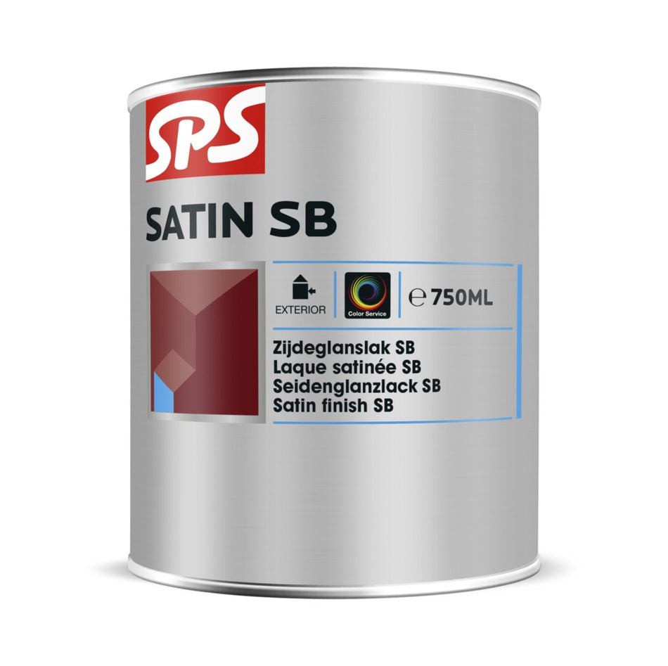 SPS Lak Satin SB RAL 9010 750ml-760105