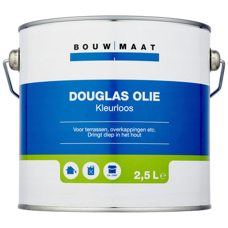 Bouwmaat Douglas Olie Kleurloos 2,5L-760119