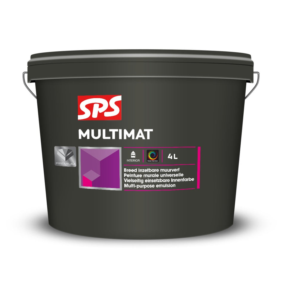 SPS Muurverf Multimat Wit P 4L-760125