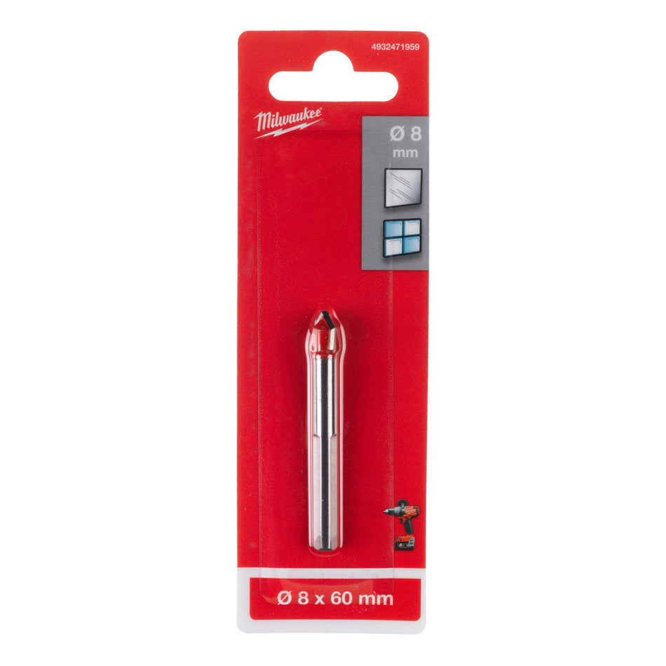Milwaukee Glas en Tegelboor-760221