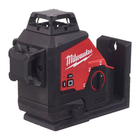 Milwaukee Accu Kruislijnlaser Groen 3x360C° M12 3PL-0C 12V Body In Koffer-760345
