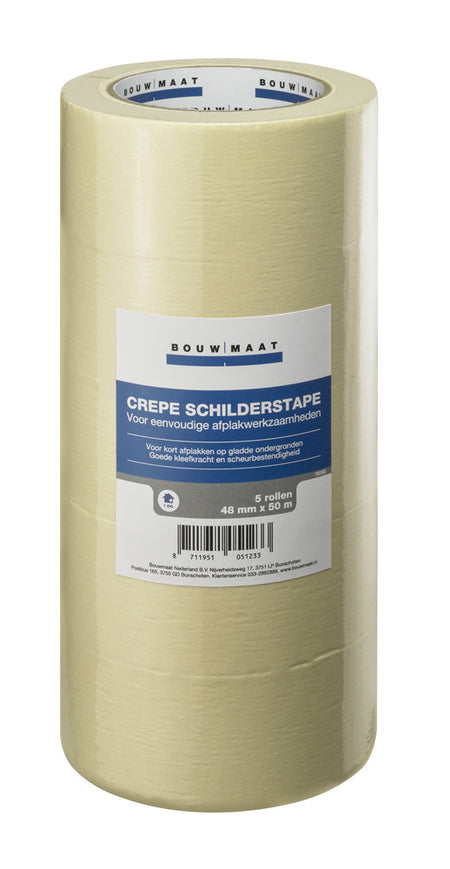 Bouwmaat Schilderstape Crepe 6st-760392