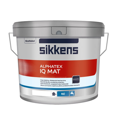 Sikkens Muurverf Alphatex IQ Mat Wit/W05 5L-760502