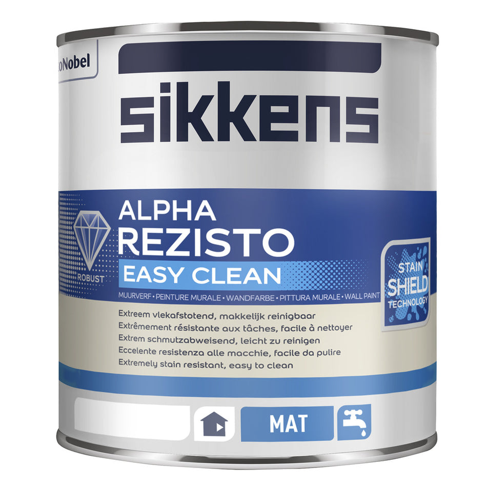 Sikkens Muurverf Alpha Rezisto Easy Clean Mat N00 930ml-760508