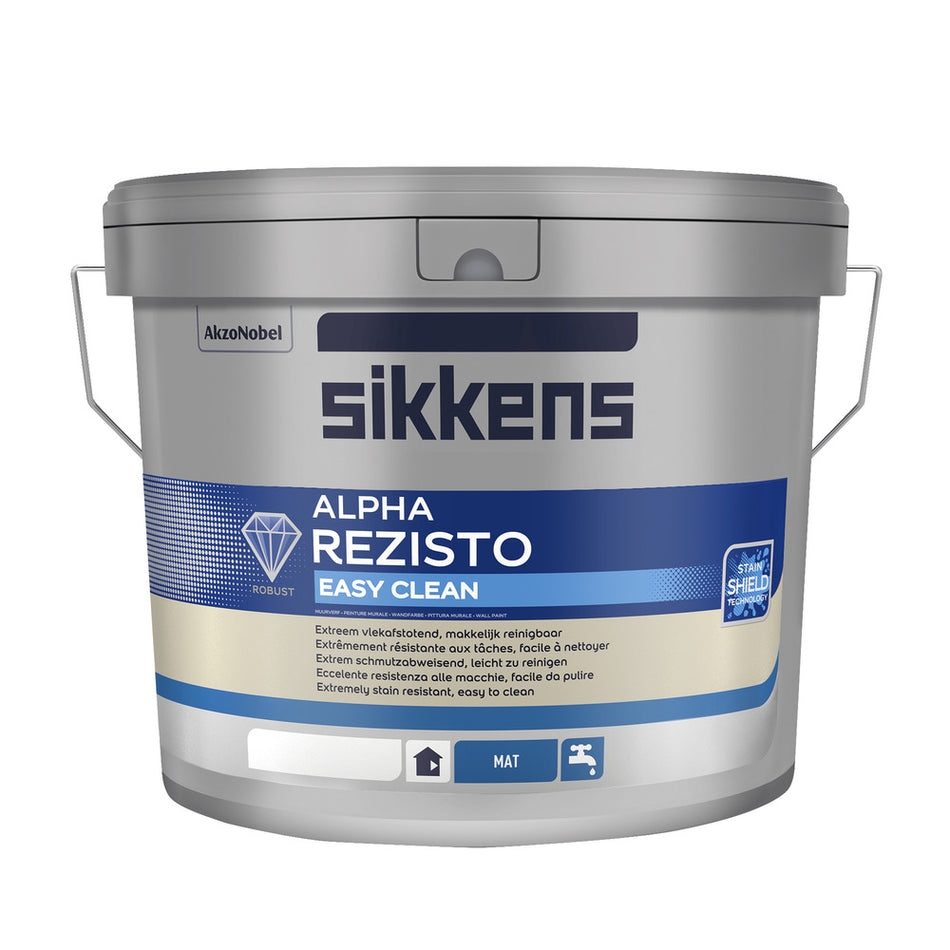 Sikkens Muurverf Alpha Rezisto Easy Clean Mat N00 4,65L-760509