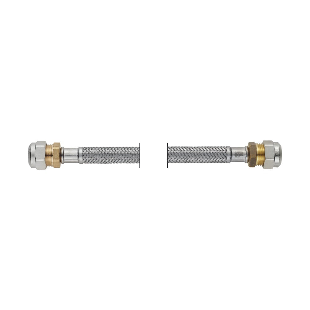 PROFLEX Slang flexibel 10 mm knelkoppeling x12 mm knelkoppeling DN8 lengte: 45 cm-761123