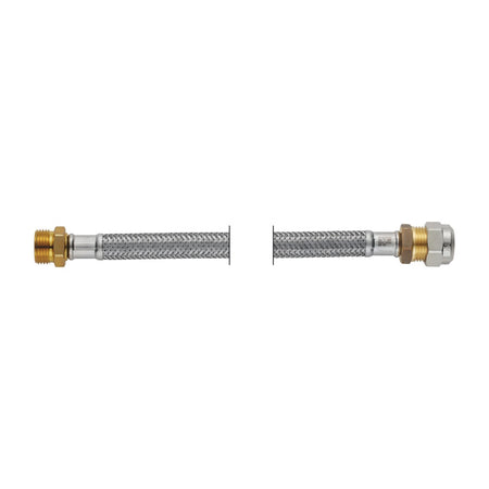 PROFLEX Slang flexibel 12 mm knelkoppeling x 3/8'' buitendraad DN8 lengte: 45 cm-761136