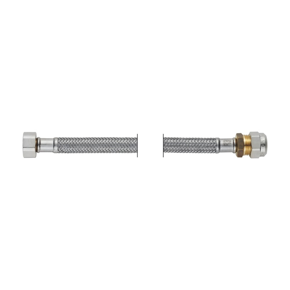 PROFLEX Slang flexibel 12 mm knelkoppeling x 3/8'' binnendraad DN8 lengte: 45 cm-761137