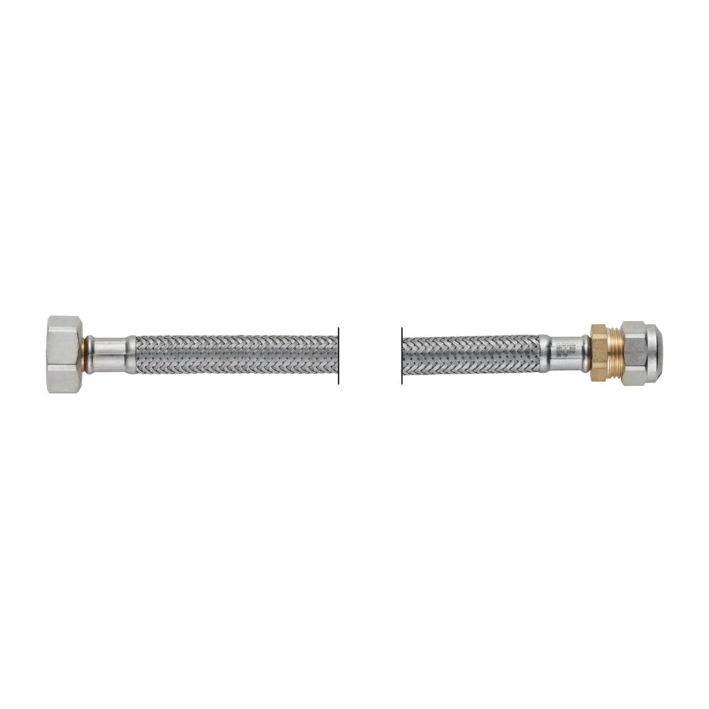 PROFLEX Slang flexibel 10 mm knelkoppeling x 1/2'' binnendraad DN8 lengte: 45 cm-761138