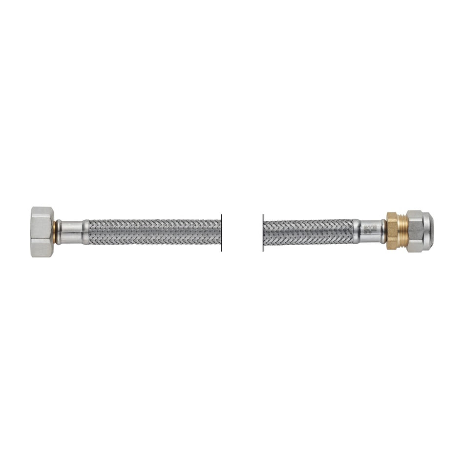 PROFLEX Slang flexibel 10 mm knelkoppeling x 1/2'' binnendraad DN8 lengte: 45 cm-761138