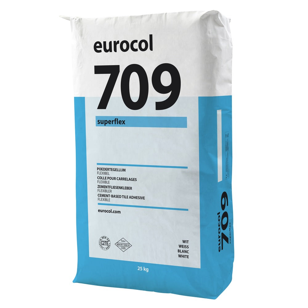 Eurocol 709 Superflex Poedertegellijm Wit 25kg-761163