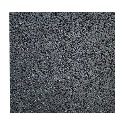 Tegeldrager rubber mat 10x10x1 cm zwart-764434