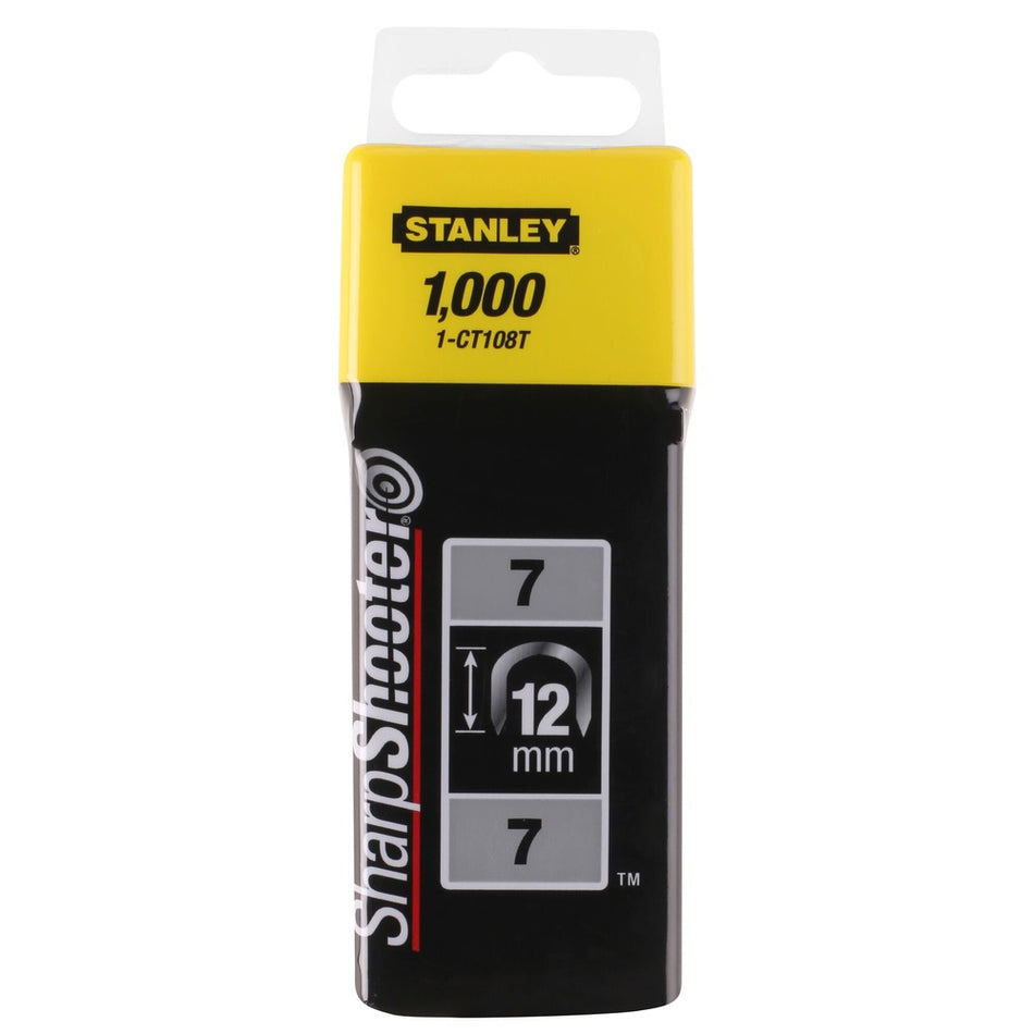 STANLEY 1-CT108T Krammen 12mm Type 7 - 1000 Stuks-764822