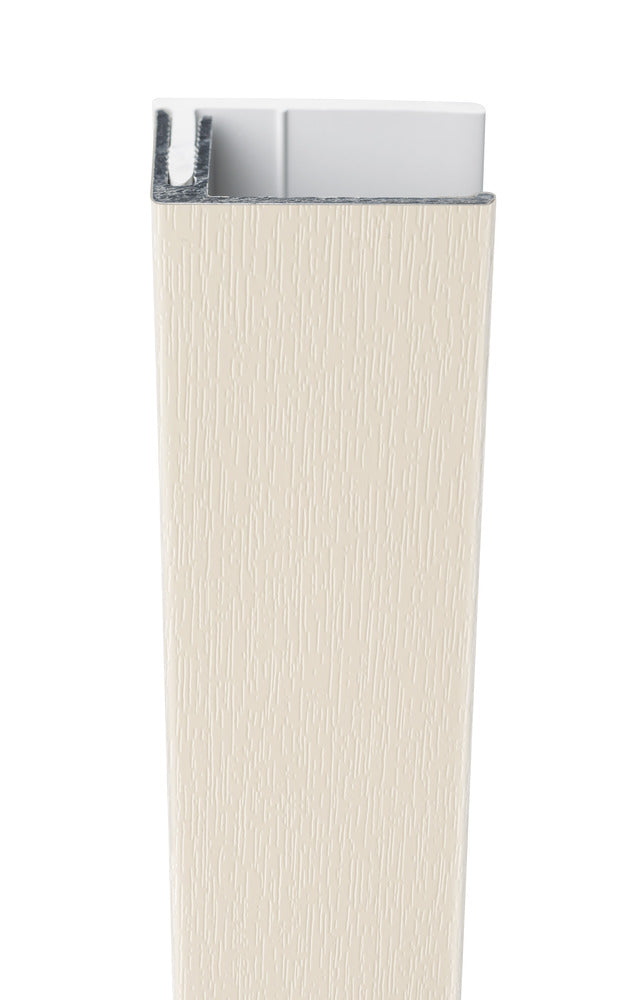 Protex Sense Eindprofiel Aluminium/PVC Crèmewit 3000mm-765659