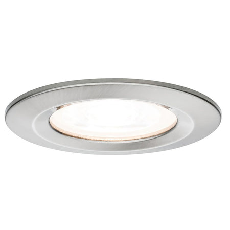 Paulmann Inbouwspot Nova Geborsteld RVS Rond 6,5W IP44-766708