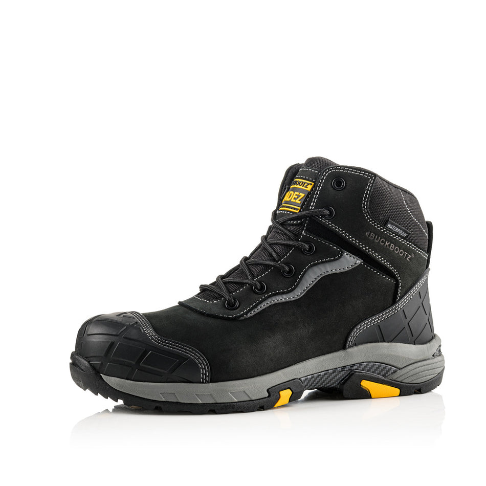 Buckbootz Veiligheidsschoen Blitz S3 Leer Zwart-768092