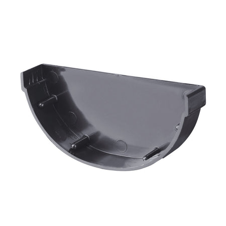 Martens Mastgoot eindstuk PVC 100 mm antraciet 1 stuk-768227