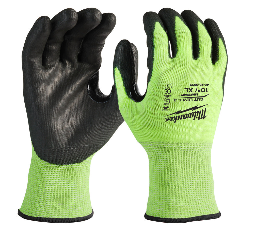 Milwaukee Werkhandschoenen Hi-Vis Snijklasse 3/C Groen Maat 10/XL-768698