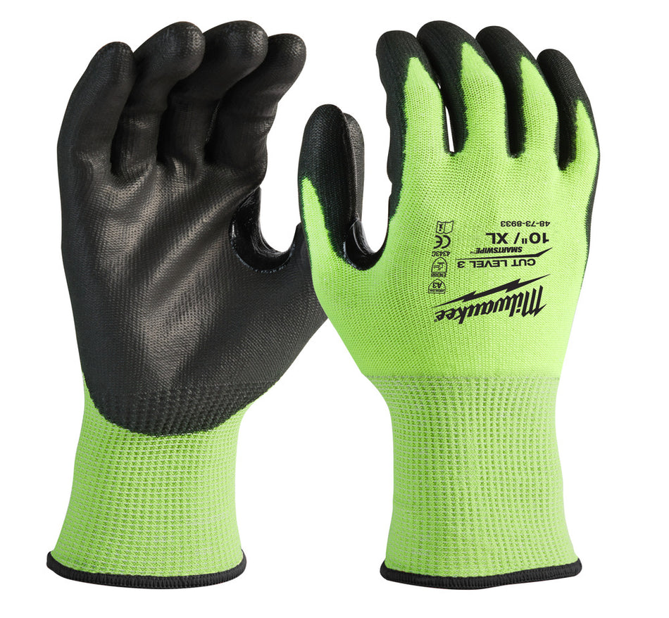 Milwaukee Werkhandschoenen Hi-Vis Snijklasse 3/C Groen Maat 10/XL-768698