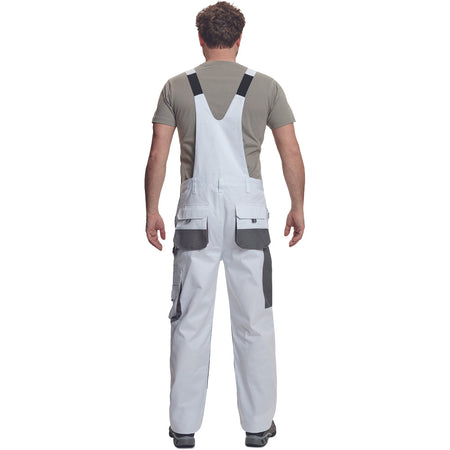 CERVA Bretelbroek Carl Wit/Grijs-768880