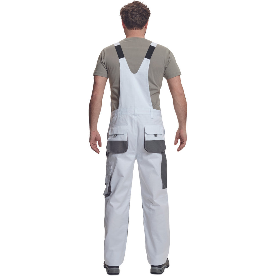 CERVA Bretelbroek Carl Wit/Grijs-768881
