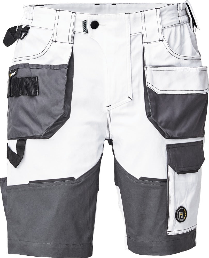 CERVA Korte Werkbroek Dayboro Wit-768950