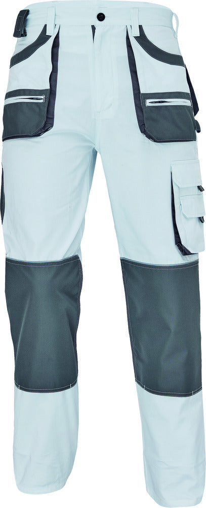 CERVA Werkbroek Carl Wit/Grijs-769009