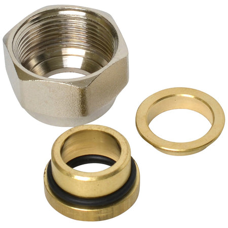 SaniFit Aansluitkoppeling CV Chroom M24 2st-771306