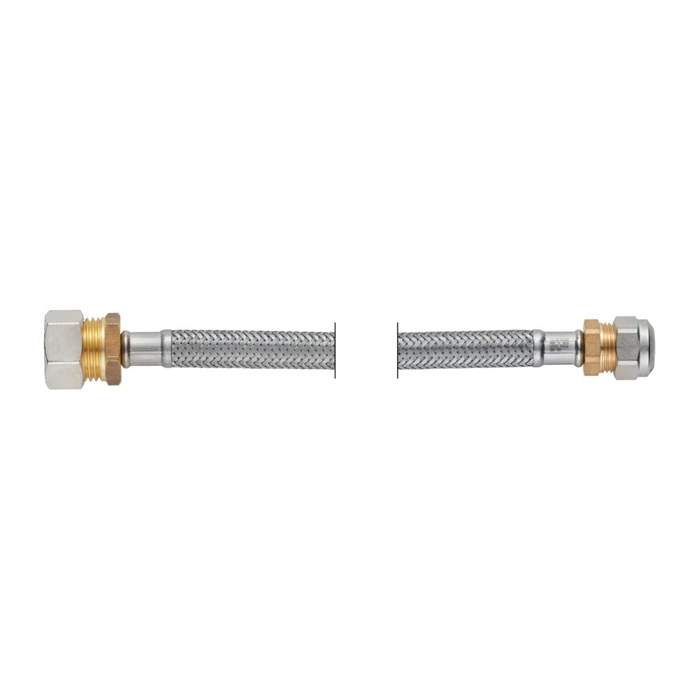 Proflex Flexibele slang DN8 knelkopp. 1-delige tweezijdig 3/8" / 10 MM X 1/2" / 15 MM 30 CM-771405