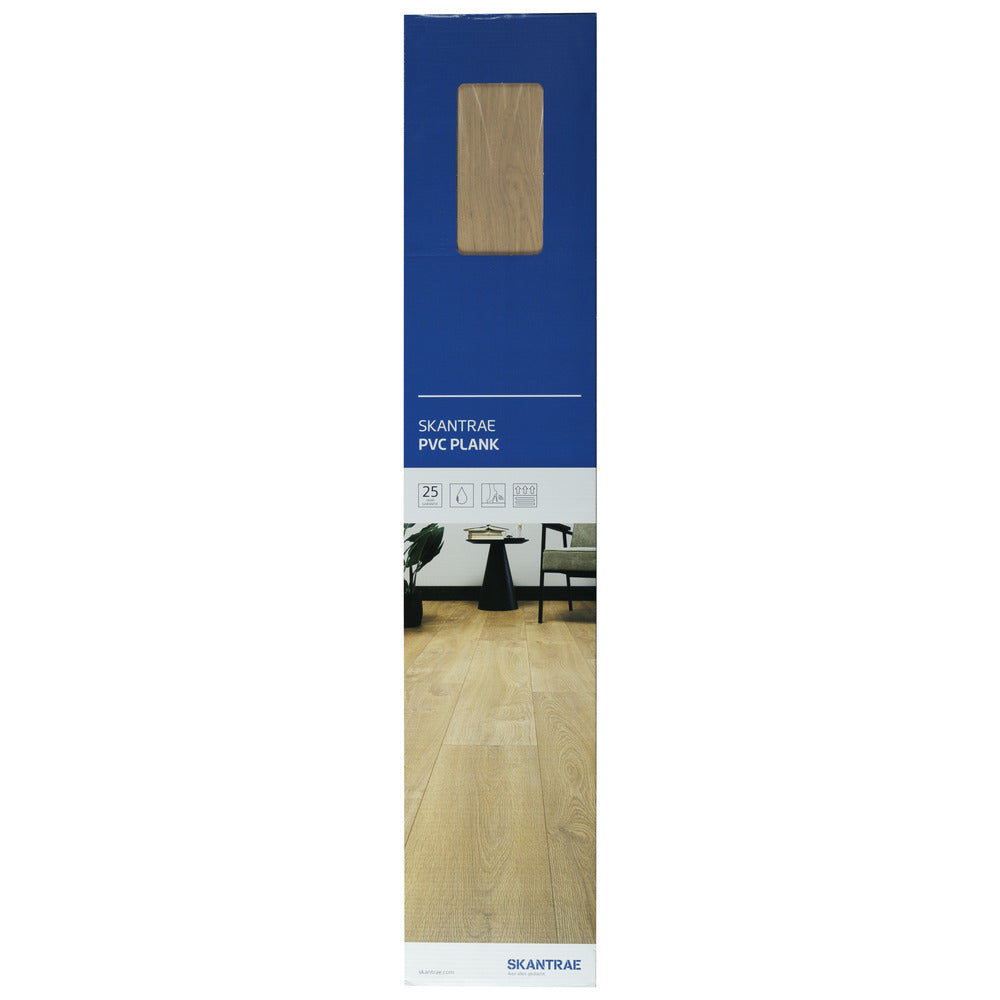 Skantrae PVC vloer Plank XB 4+1mm warm eiken 23,2x123,5cm 2,29m2-772047