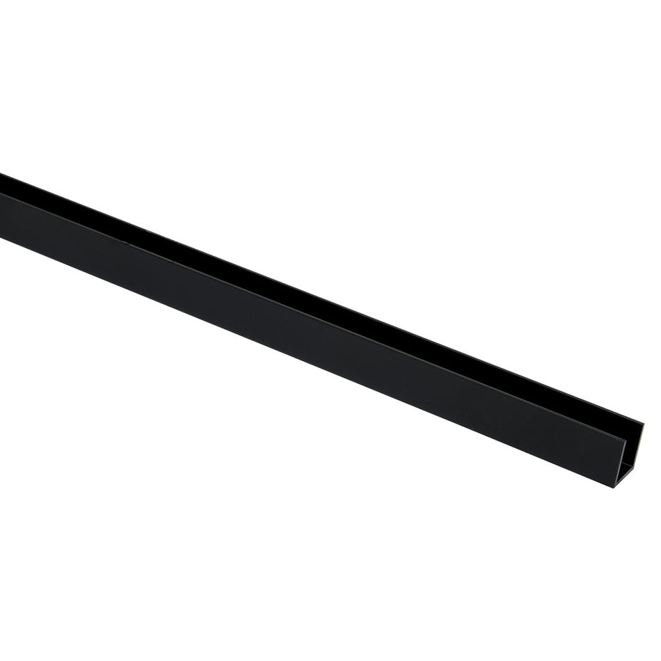 U-profiel Aluminium Zwart-772062