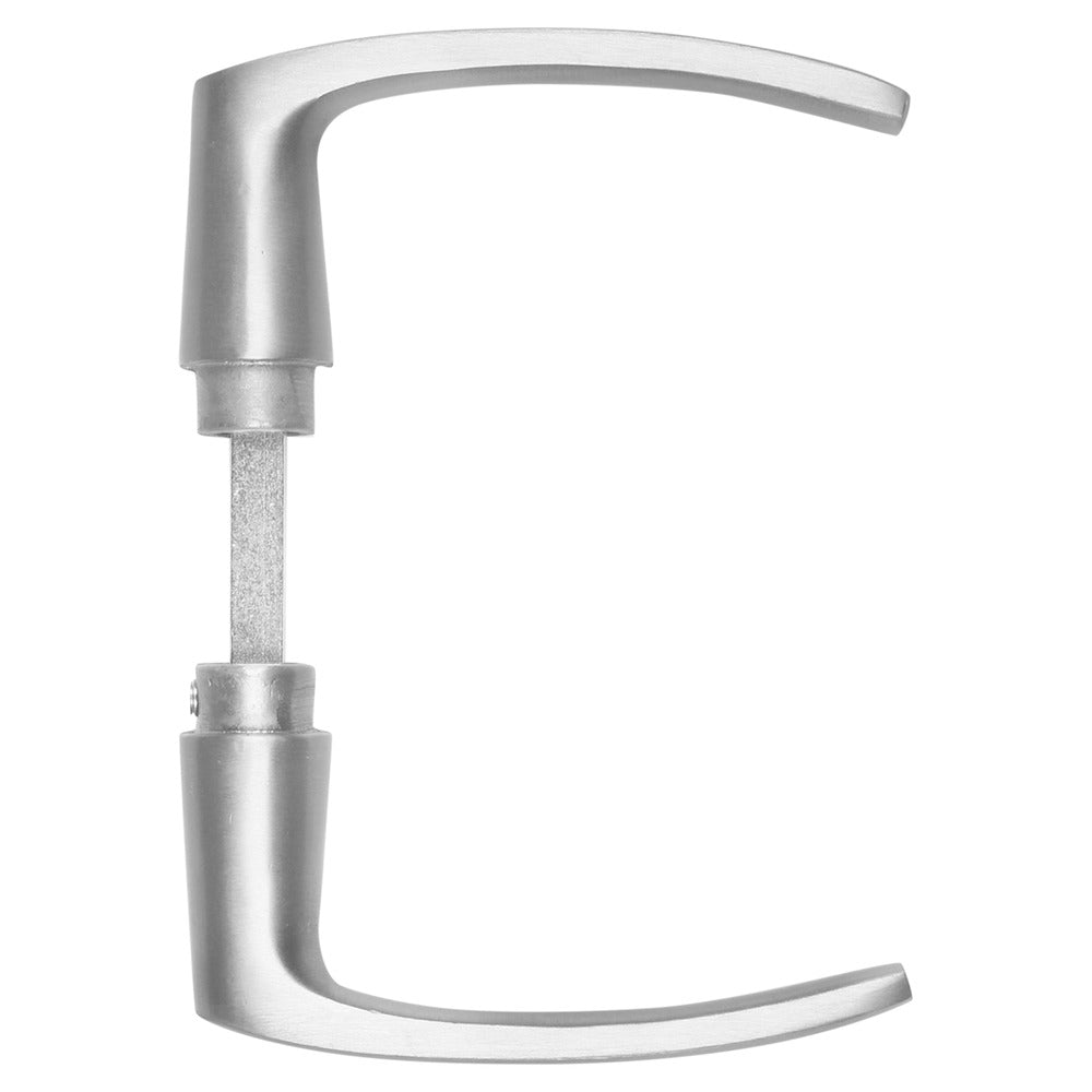 Bouwmaat Deurkruk Blok Aluminium F1-773813