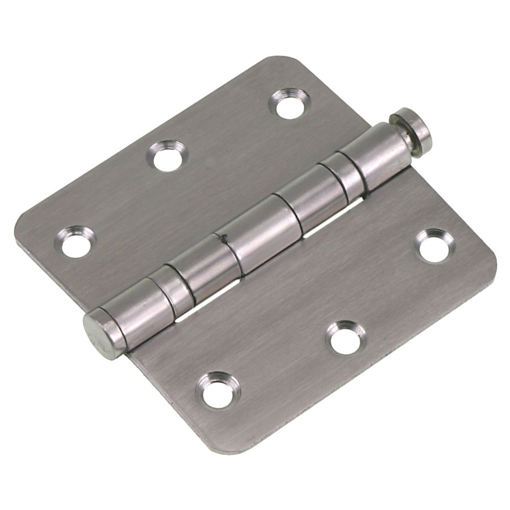 Bouwmaat RVS Kogelscharnier Ronde Hoek 76x76mm-773833
