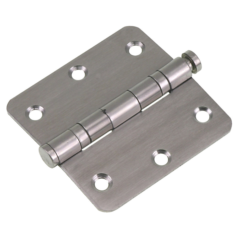 Bouwmaat RVS Kogelscharnier Ronde Hoek 89x89mm-773834