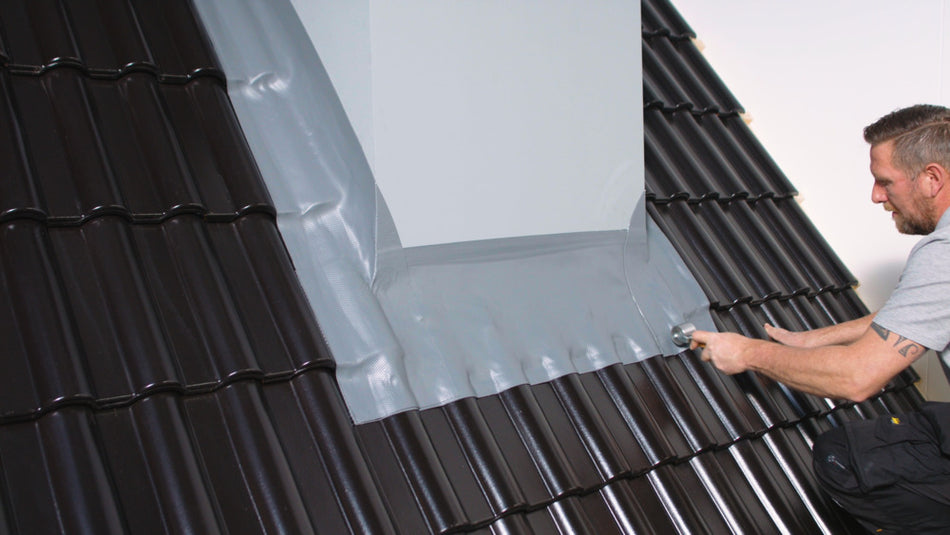 Ubbink Ubiflex Loodvervanger Finio Zwart 30cm x 5m-775835