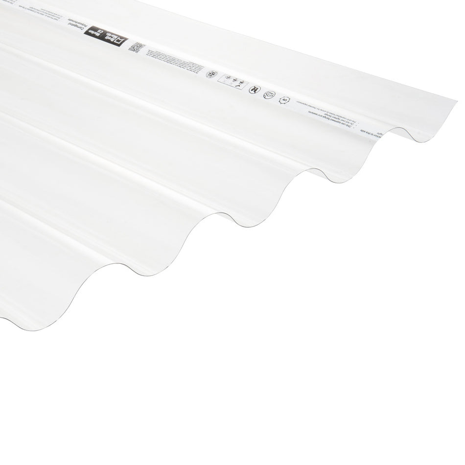 Owomak Golfplaat 177/51 Polycarbonaat Helder Breedte 110cm-775841