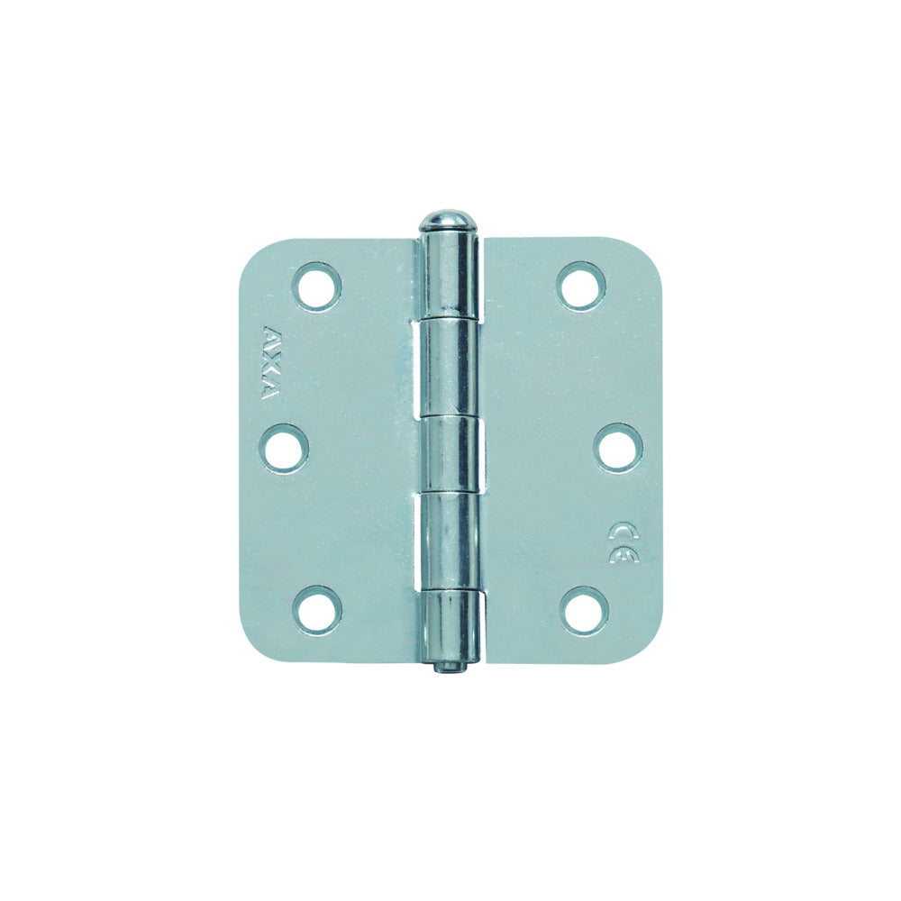 AXA Scharnieren Ongelagerd Ronde Hoek Staal Topcoat 89x89mm 12st-775848