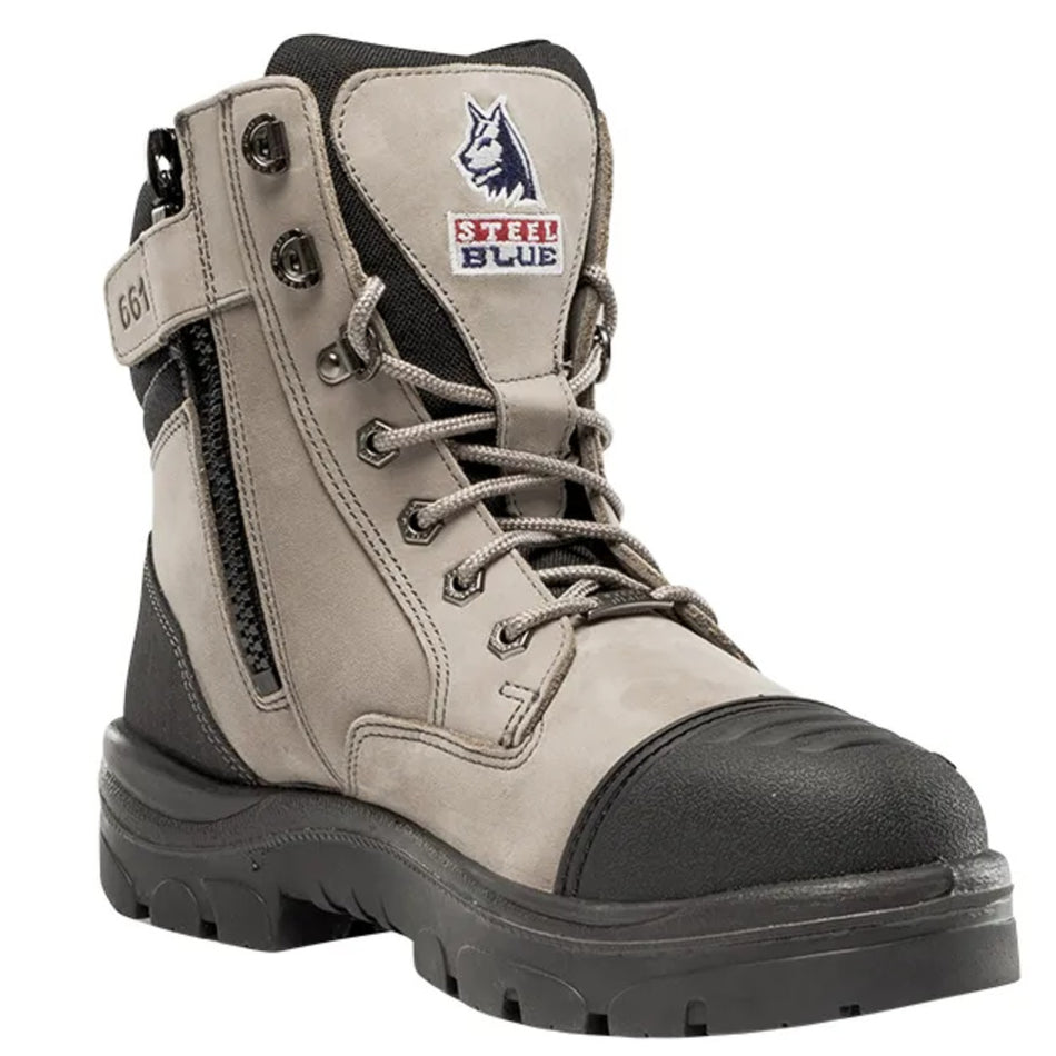 Steel Blue Veiligheidsschoen Southern Cross Zip S3 Grijs-776123