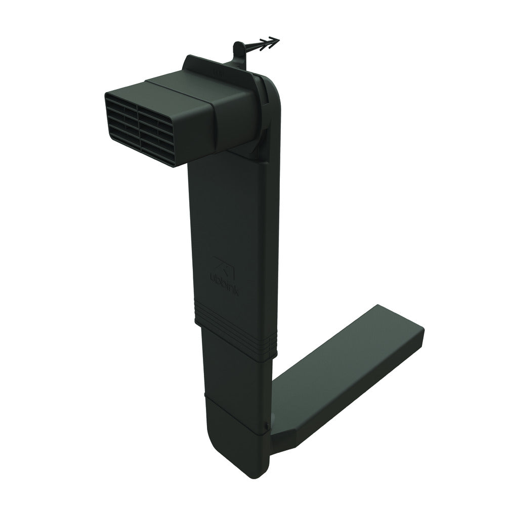 Ubbink VloerVent Cobra Rechthoek Zwart 513mm-778815