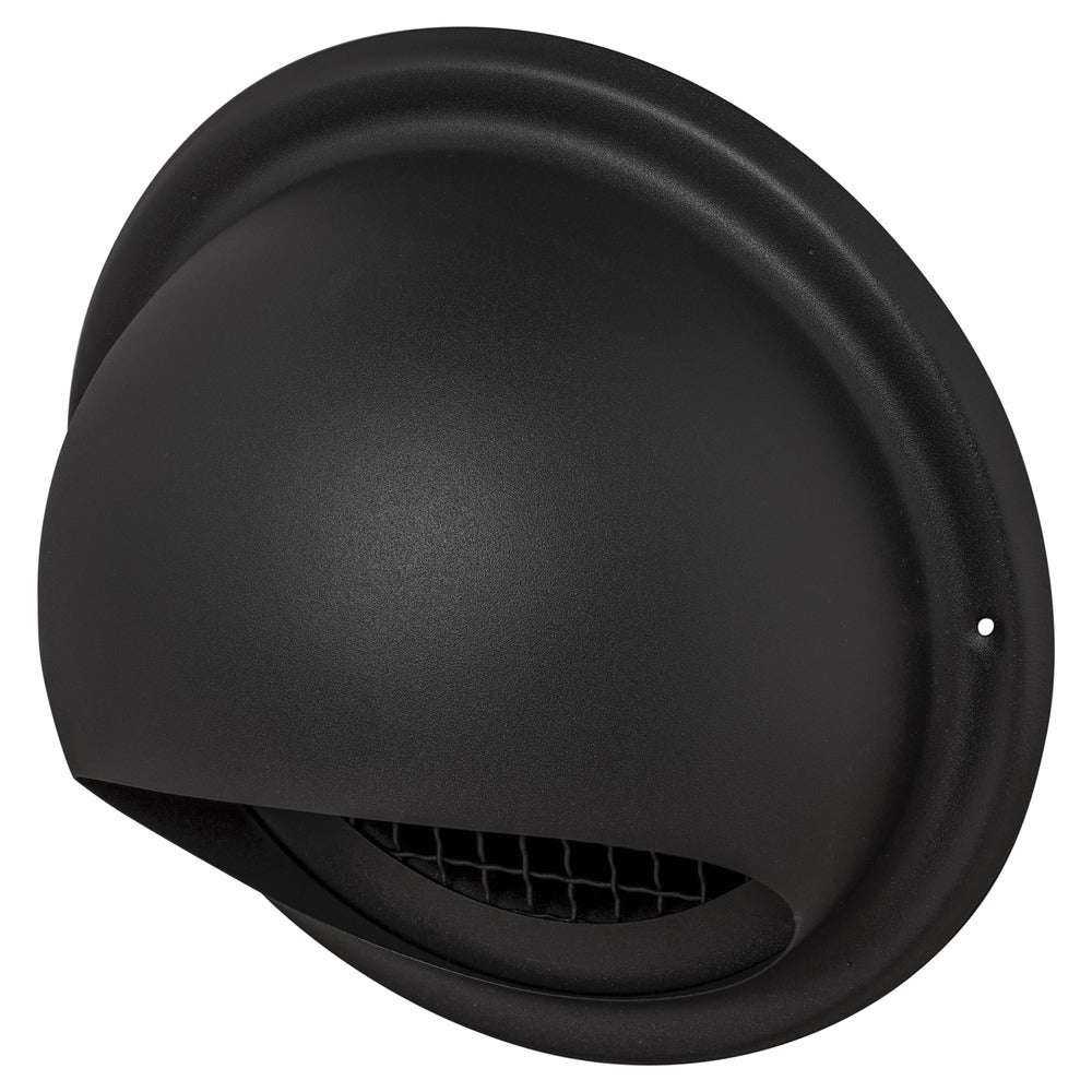 Sanivesk Overdrukrooster RVS Zwart Bol Ø150mm-779883