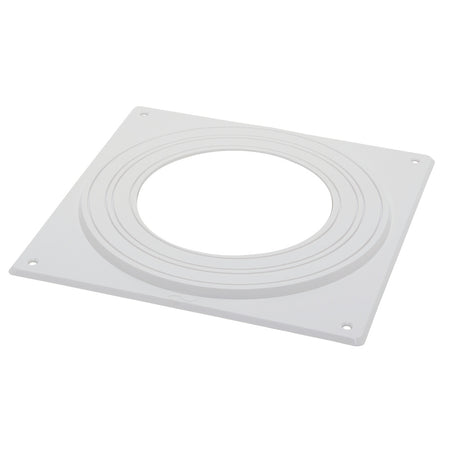 Sanivesk Afdekplaat PVC Wit Ø100mm 125x150mm-779952