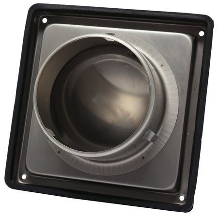 Sanivesk Overdrukrooster RVS Kap Ø125mm-779962