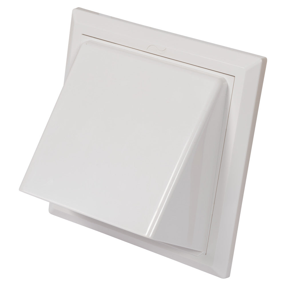 Sanivesk Overdrukrooster Kunststof Wit Kap Ø150-160mm-779965