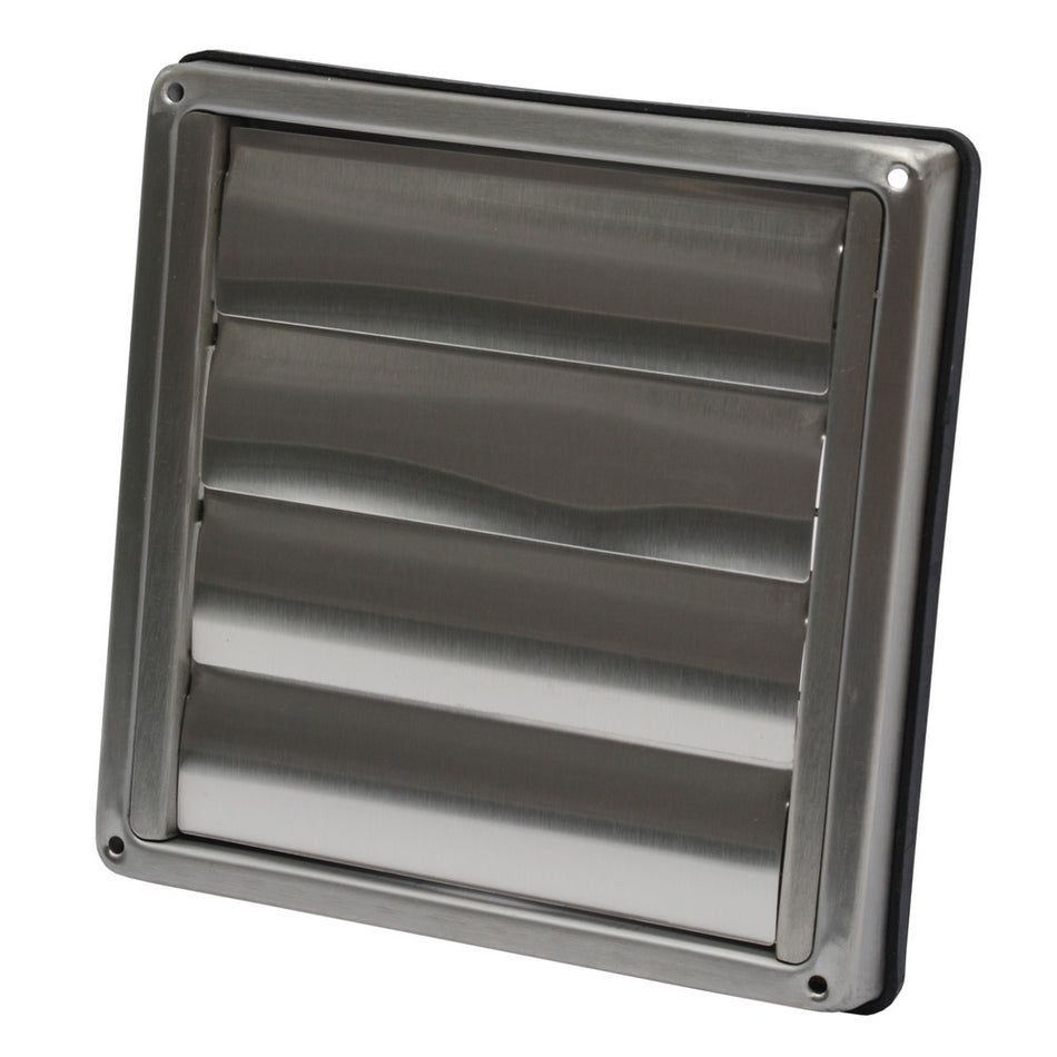 Sanivesk Overdrukrooster RVS Lamellen Ø100mm-779972