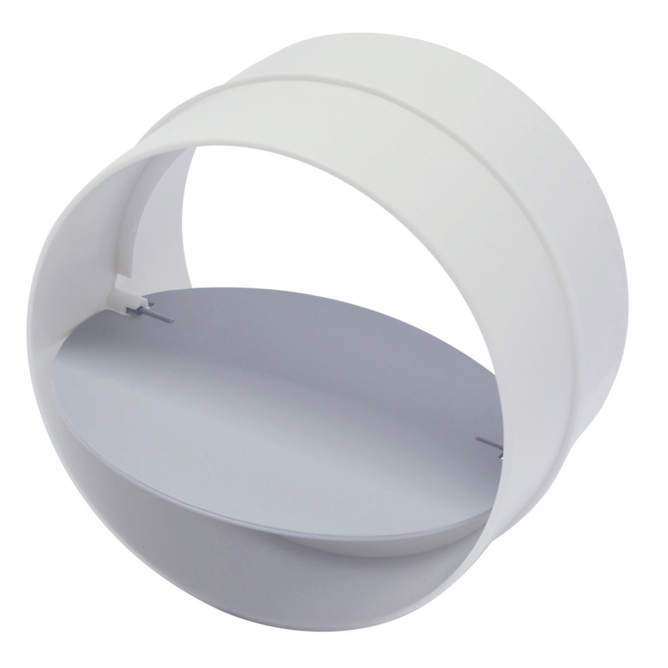 Sanivesk Buisverbinder PVC Wit Met Terugslagklep Ø100mm-780037
