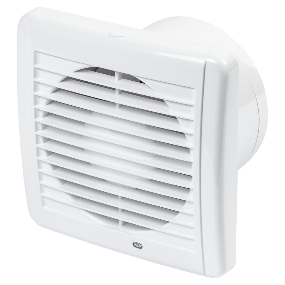 Sanivesk Stille Ventilator Kunststof Wit Met Timer Ø125mm-780043