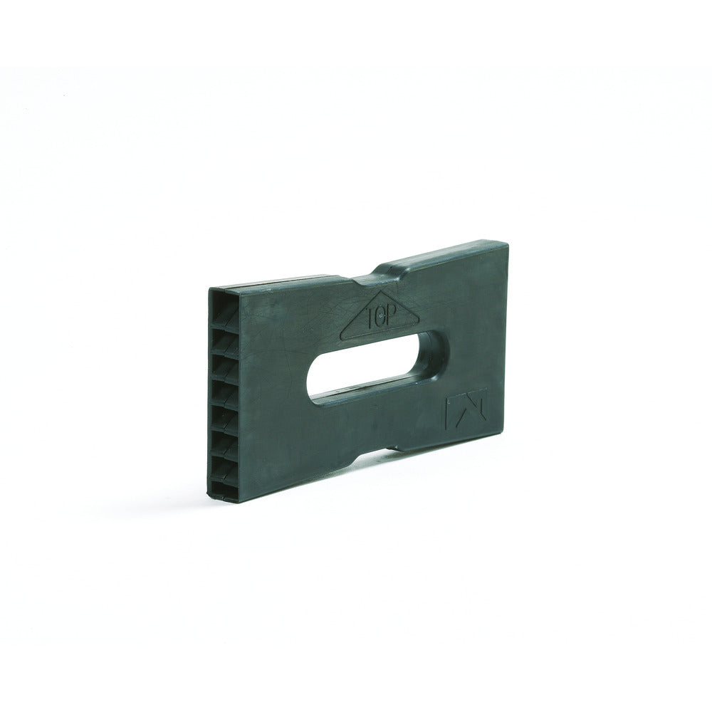 Ubbink Stootvoegventilatierooster Kunststof Waalformaat Zwart 100x50mm-780267