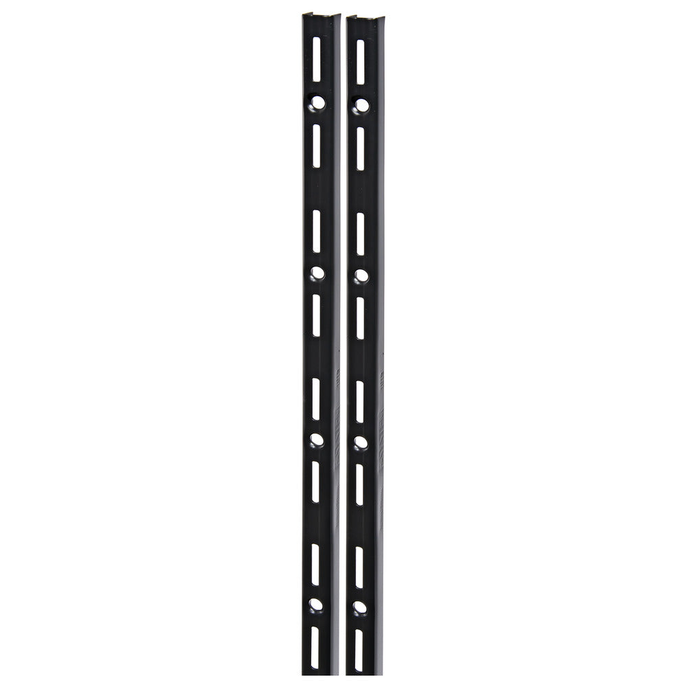 F-Systeem rail enkel 200 cm zwart 550 kg-781278