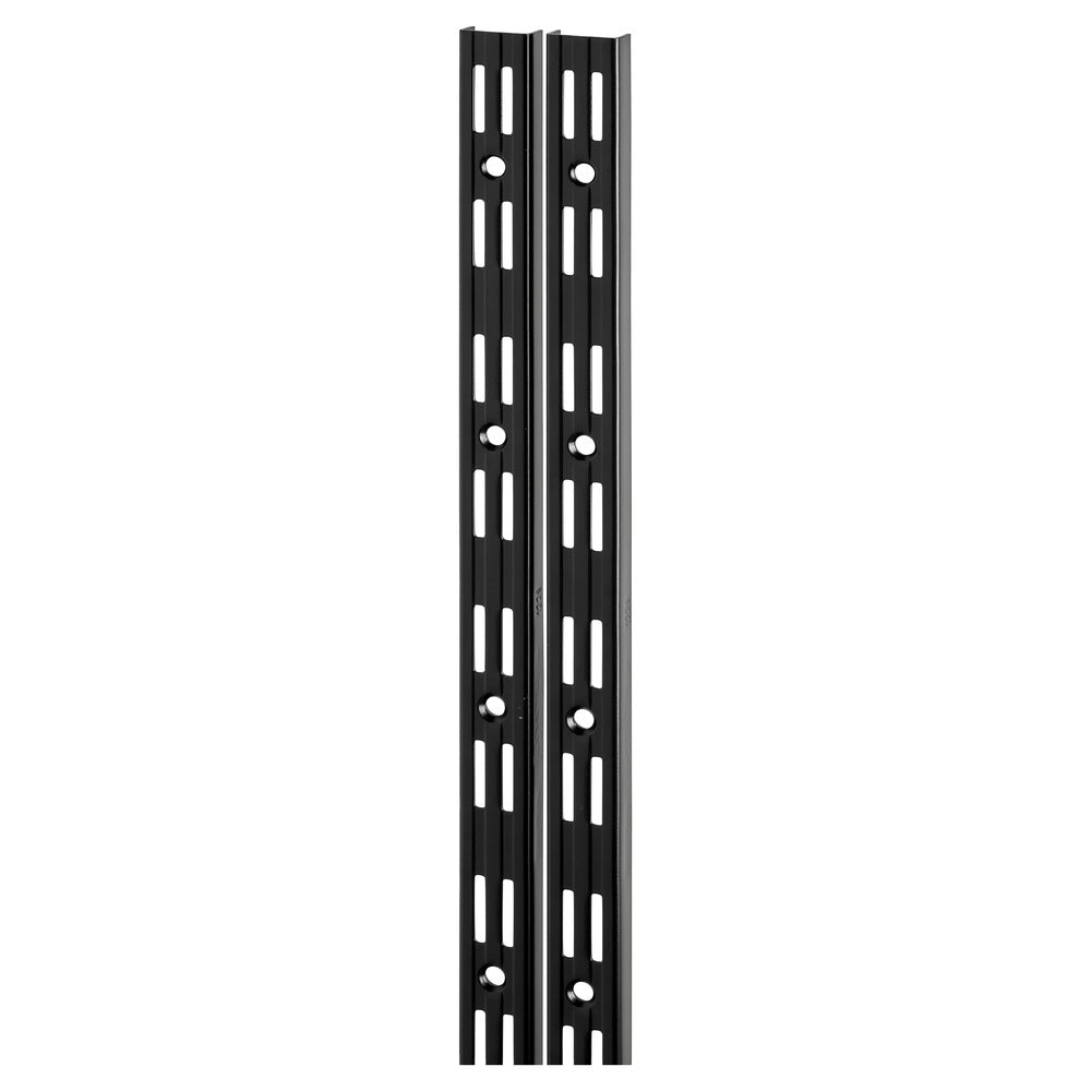 F-Systeem rail dubbel 200 cm zwart 550 kg-781291